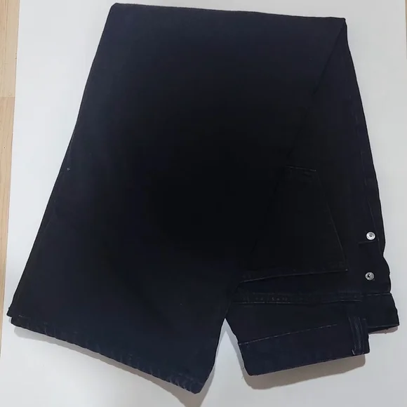 ZARA women's wide-leg pants, black, size 4 - Picture 2 of 6